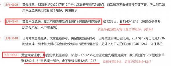 小狼：为何我敢黄金1238多，原油73抄底?