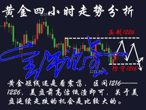 言午论金：8.2黄金市场缺乏利好因素整体低位震荡，短线还需聚焦周五非农