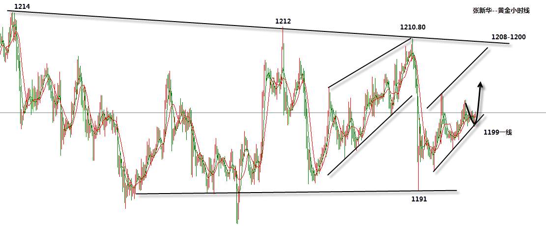 张新华：黄金日内先看反弹！