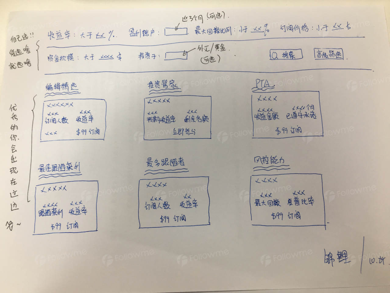 交易员 锦鲤 筛选 排行榜 标签 组合