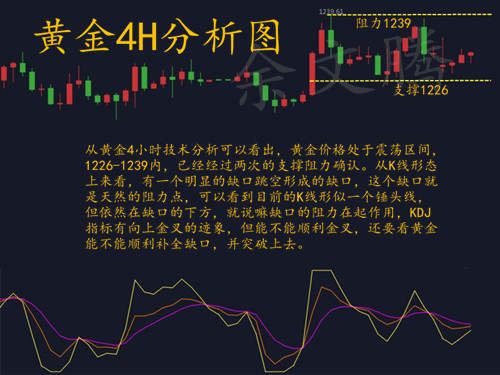 余文腾：黄金10.26美元指数猛涨将压制黄金上涨