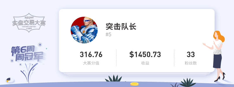 #交易大赛S3赛季# 全网争霸，我是冠军！