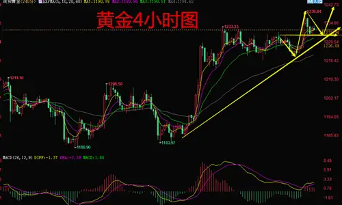文银豪金：10.24黄金强势冲破上行阻力，空单渐危回落多