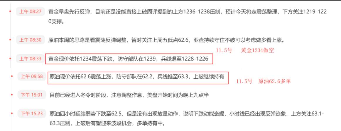 贺纳金海：黄金1232压制震荡下跌，原油双底形态还看涨