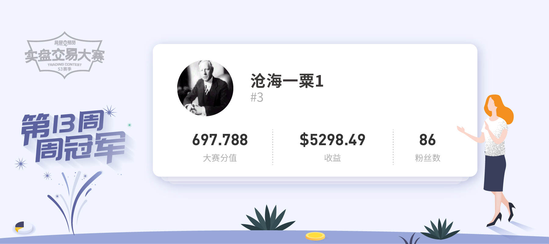 #交易大赛S3赛季#@沧海一粟1 从法官到交易员的第八个交易年头