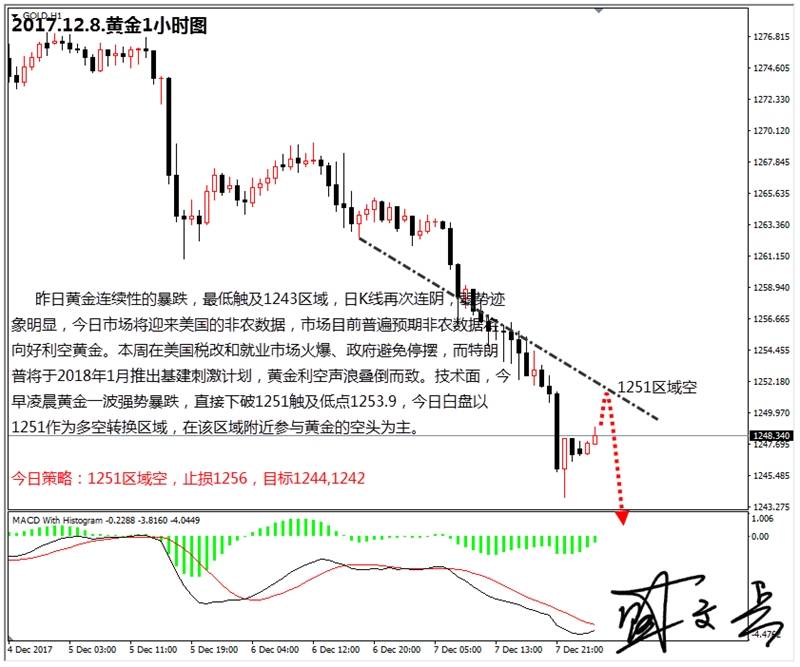 盛文兵：非农数据来袭，黄金非美货币高空