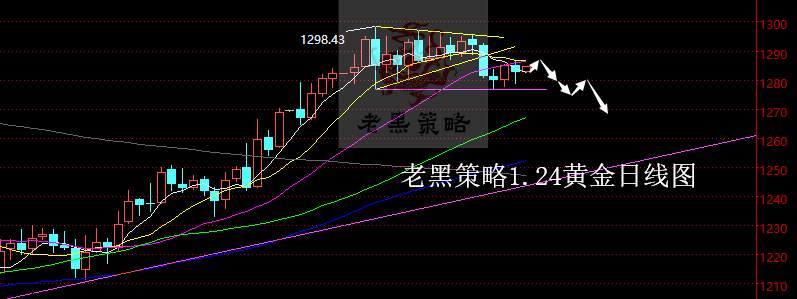 老黑策略：1.24黄金分析策略