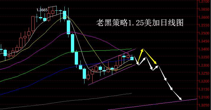 老黑策略：1.25外汇分析策略