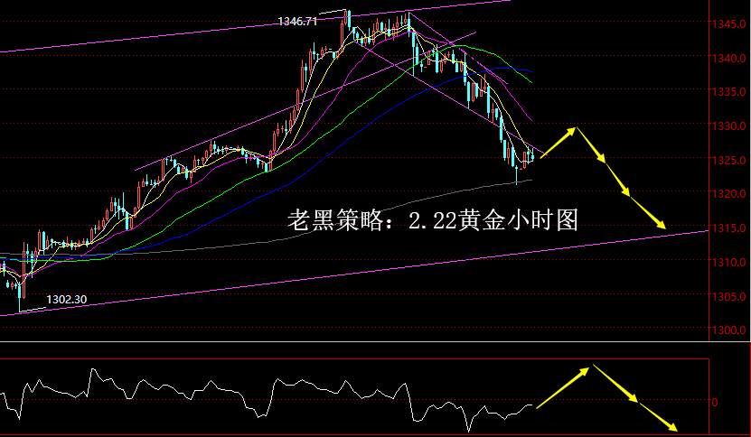 老黑策略：2.22黄金分析策略