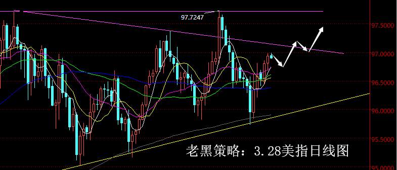 老黑策略：3.28外汇分析策略