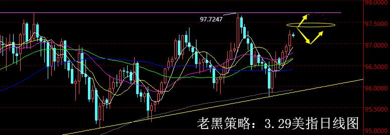 老黑策略：3.29外汇分析策略