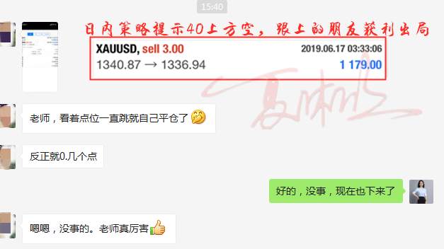 夏沐欣：6.17黄金精准策略多空双赢