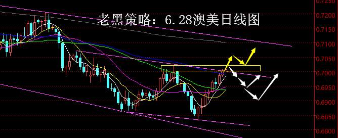 老黑策略：6.28外汇分析策略