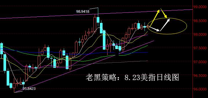 老黑策略：8.23外汇分析策略