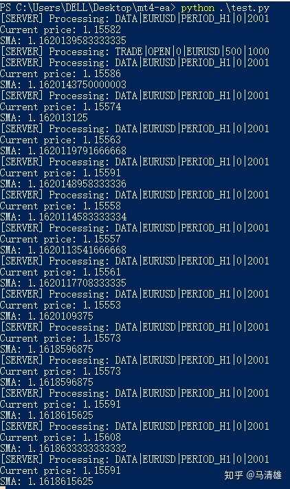 用Python写MT4自动交易策略来炒外汇