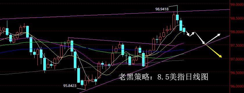 老黑策略：8.5外汇分析策略