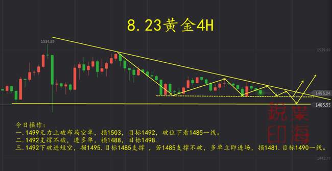 叶海锐：8.23盈利策略推送，简单明了易操作。