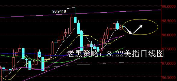 老黑策略：8.22外汇分析策略