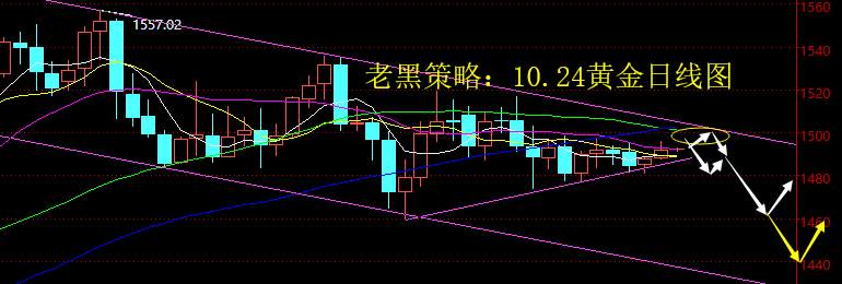 老黑策略：10.24黄金分析策略