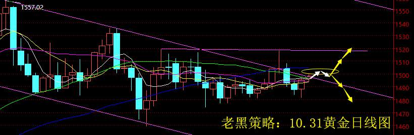 老黑策略：10.31黄金分析策略