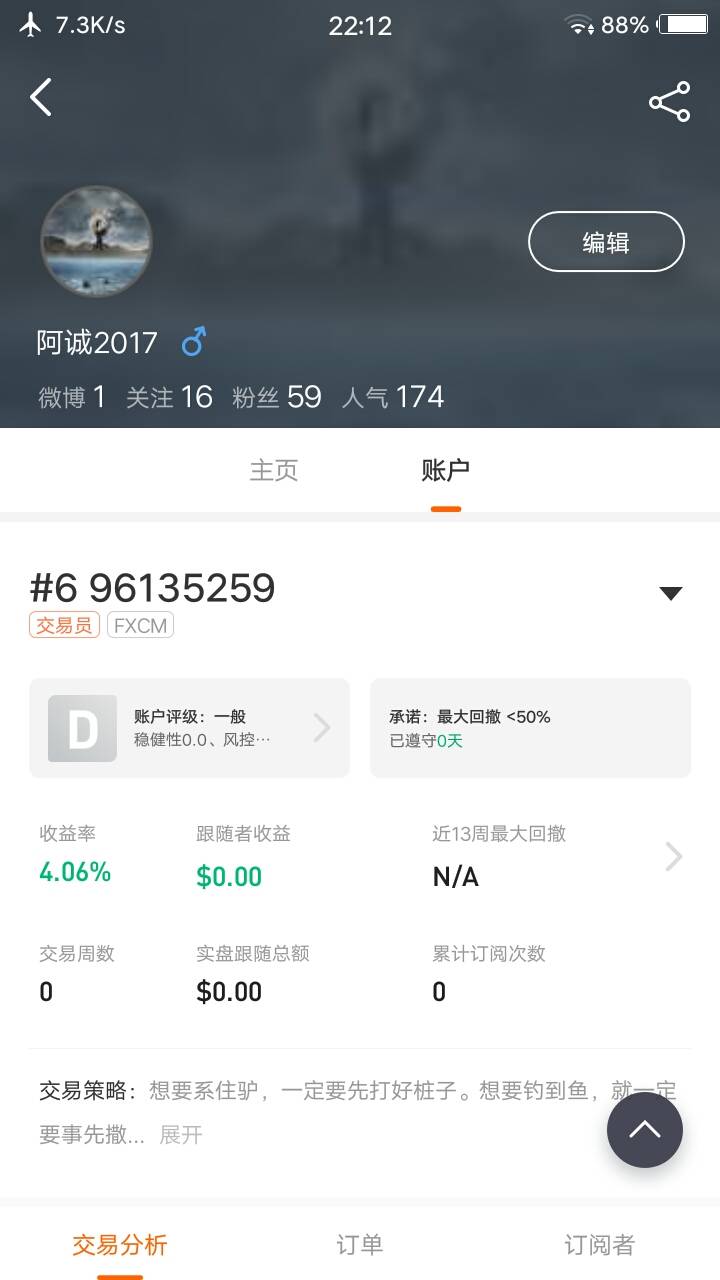 交易员 开户 兴趣 关注