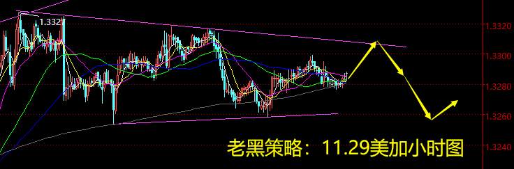 老黑策略：11.29外汇分析策略