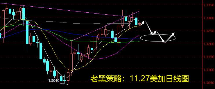 老黑策略：11.27外汇分析策略