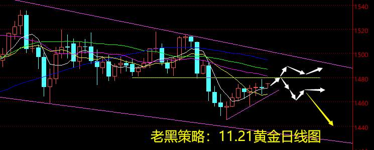 老黑策略：11.21黄金分析策略