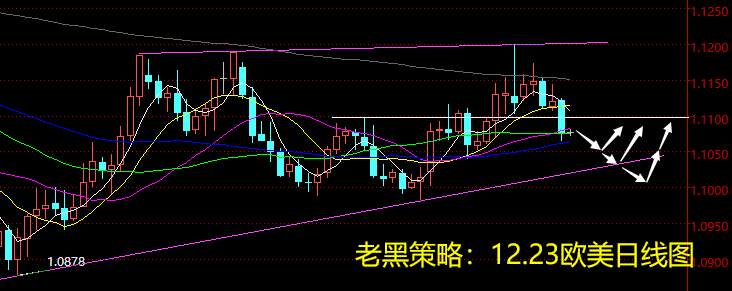 老黑策略：12.23外汇分析策略