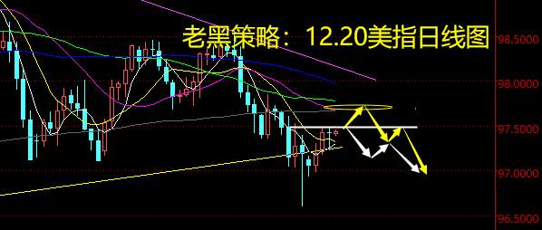 老黑策略：12.20外汇分析策略