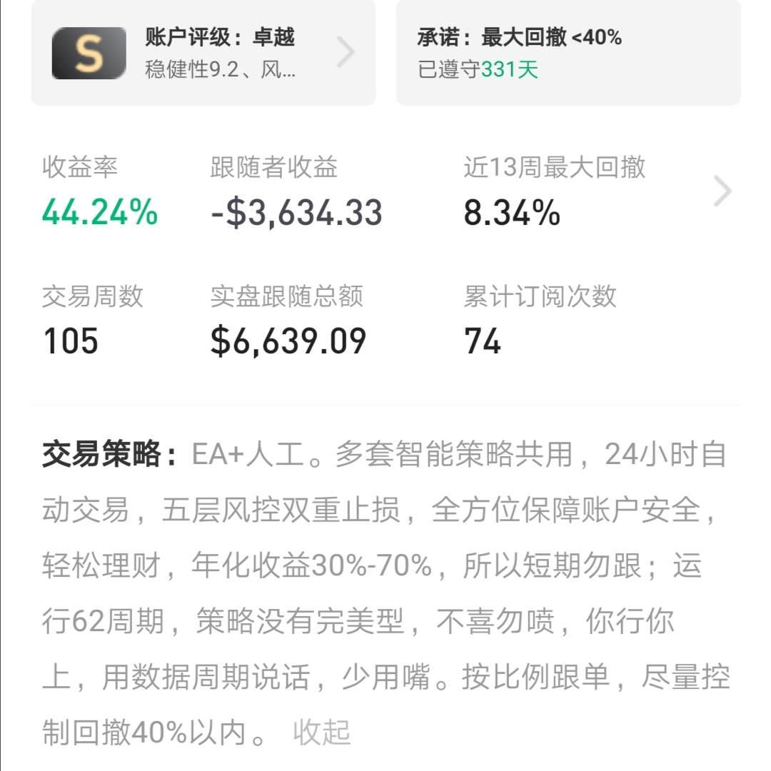 A级以上账户的挖掘系列05- 两年收益44%的S级账户如何养成的？
