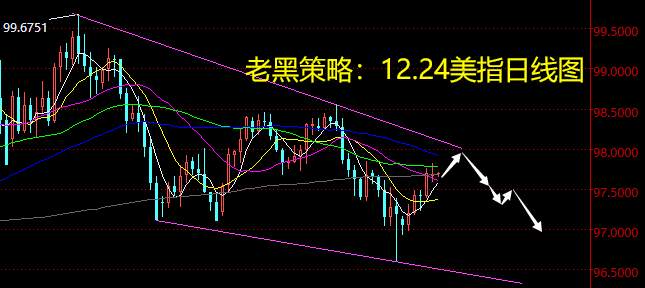 老黑策略：12.24外汇分析策略