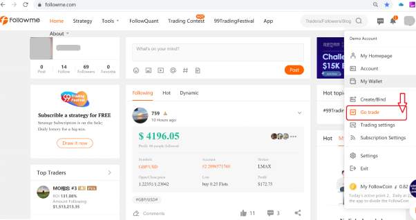Giới thiệu về tài khoản Demo và chức năng giao dịch
