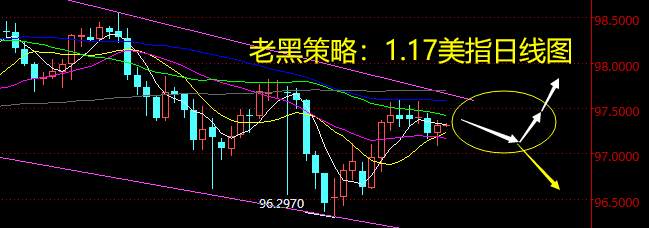 老黑策略：1.17外汇分析策略