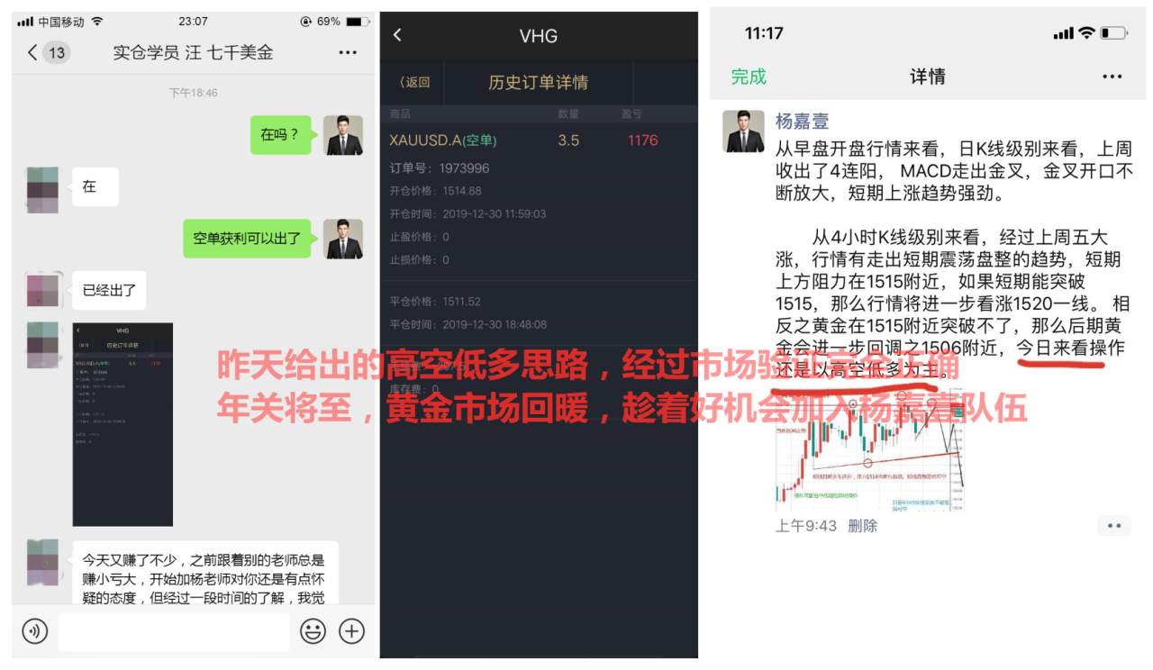 杨嘉壹：1.10炒黄金非农之夜倒计时！晚间追单该如何防范？