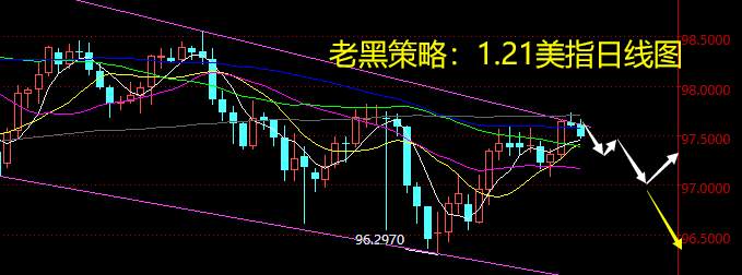 老黑策略：1.21晚盘外汇分析策略