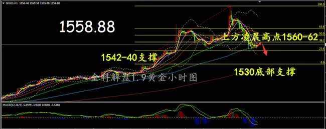 破位 黄金 美金 支撑 下探 回调