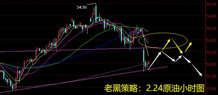老黑策略：2.24原油分析策略
