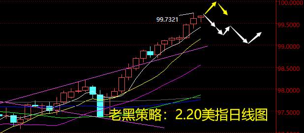 老黑策略：2.20外汇分析策略
