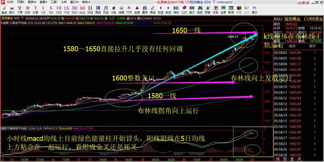 赵握金2.24号黄金行情解析以及操作建议布局！