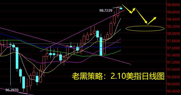 老黑策略：2.10外汇分析策略