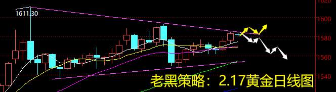 老黑策略：2.17黄金分析策略