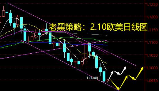 老黑策略：2.10外汇分析策略