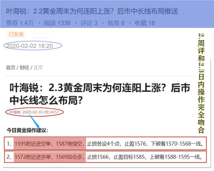 叶海锐：2.4黄金弱势震荡，后市中长线及短线怎么布局 ？