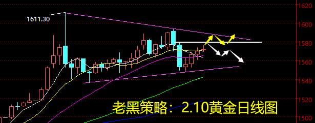 老黑策略：2.10黄金分析策略
