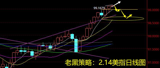 老黑策略：2.14外汇分析策略