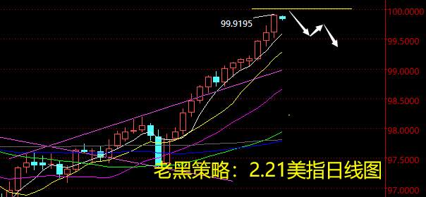 老黑策略：2.21外汇分析策略