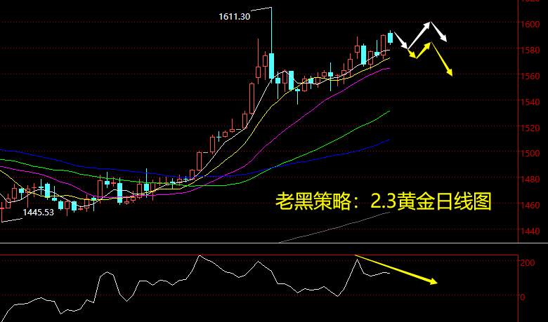 老黑策略：2.3黄金分析策略