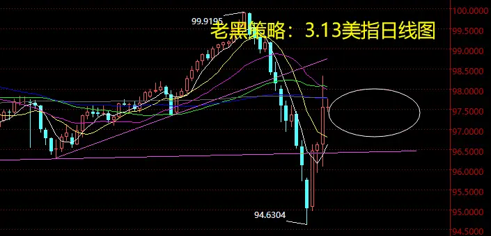 老黑策略：3.13外汇分析策略