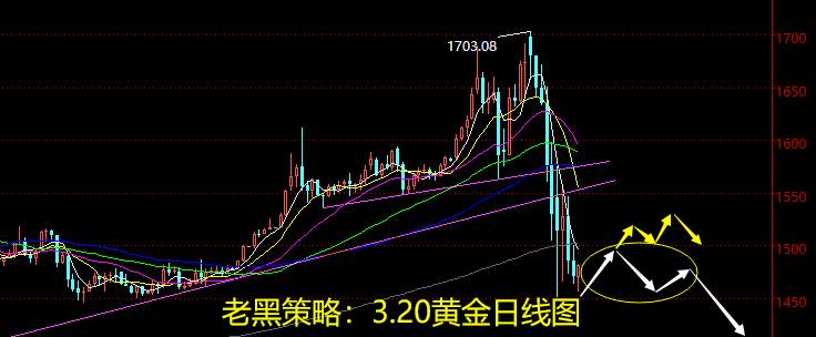 老黑策略：3.20黄金分析策略